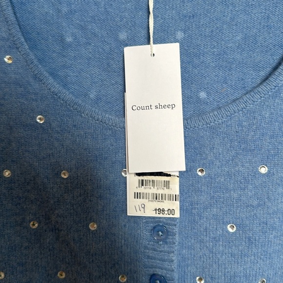 REFORMATION Nathalia Ebellished Cardigan Sz S - Picture 4 of 9